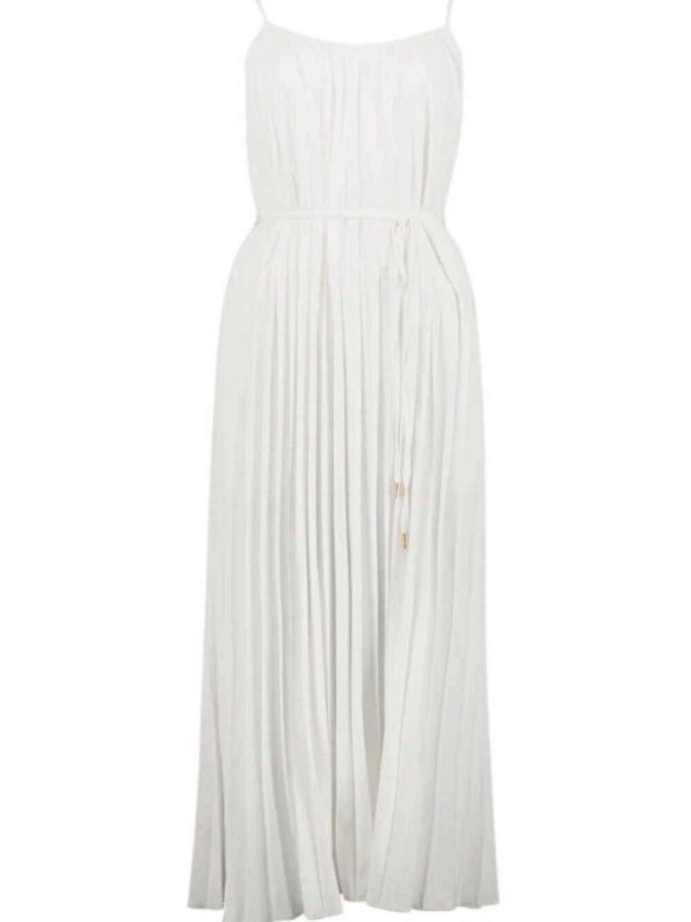 Bishop And Young Mara White Pleated Dress Size Small New With Tag